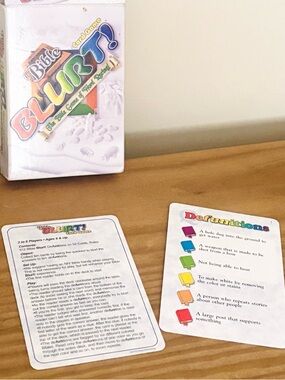 💥 Bible Blurt Card Game by Talicor